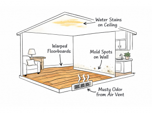 Top Signs of Water Damage in Your Home