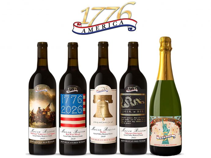 Republican Red Winery Launches "The 1776 Collection" in Honor of America's 250th Birthday