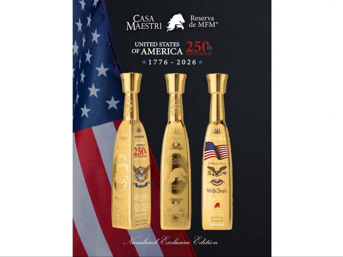 Casa Maestri Unveils Limited Edition 250th Anniversary A&ntilde;ejo Tequila Honoring the United States