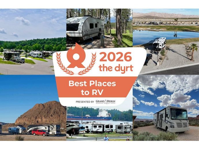 The Dyrt Announces the Best Places to RV Presented by Grand Design RV