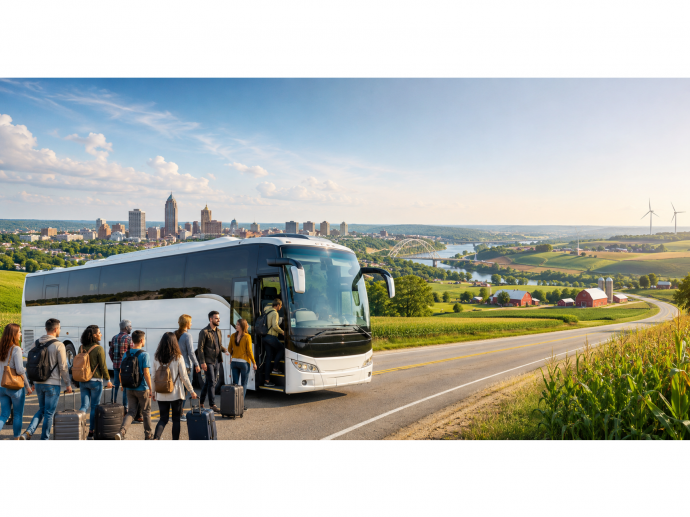 Planning Multi-City Group Trips with an Iowa Charter Bus