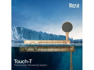 Roca Introduces Touch-T: A New Benchmark in Thermostatic Shower Systems
