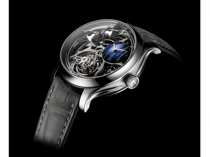 Endeavour Minute Repeater Cylindrical Tourbillon Skeleton Cosmic Rain: Precision Mechanics