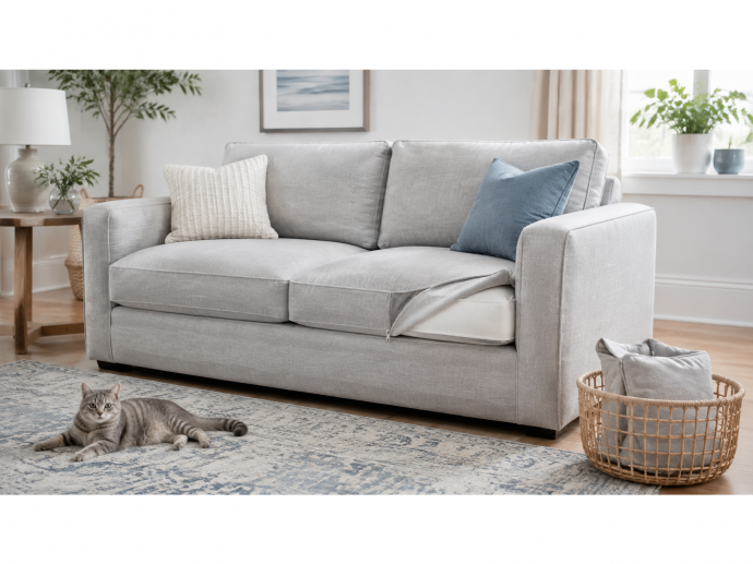 How Washable Sofa Covers Make Pet-Friendly Living Easier
