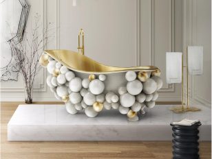 Newton White Bathtub: Bubble Bathing Never Felt So Good