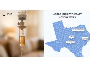 Drip Gym Expands Mobile Iron IV Therapy to Texas, Delivering At-Home Venofer&reg; Infusions