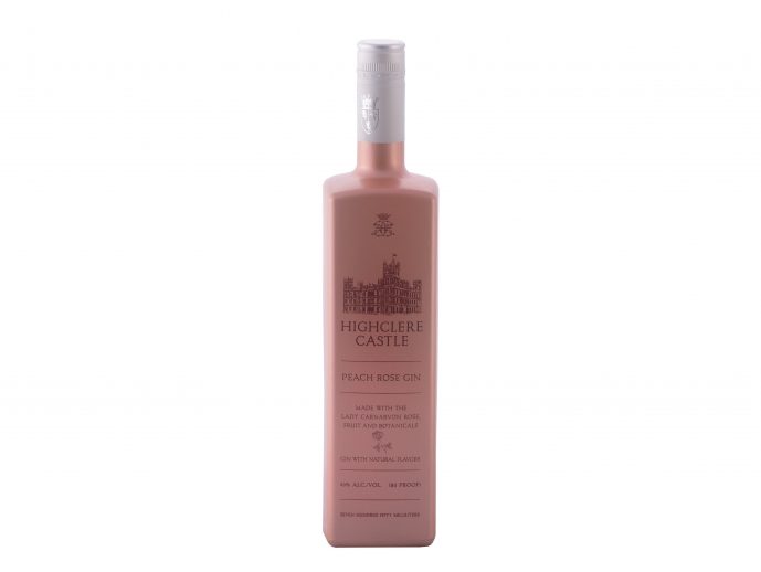 Highclere Castle Gin Introduces New Line Extension. A Super Premium Flavored Peach Rose Gin