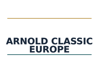 Arnold Classic Europe