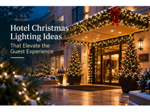 Hotel Christmas Lighting Ideas
