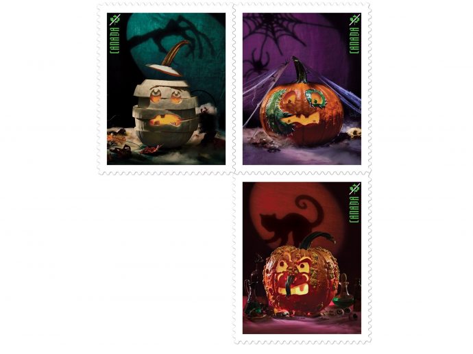 Spooky New Stamps Bring Jack-o'-Lantern Magic to Life