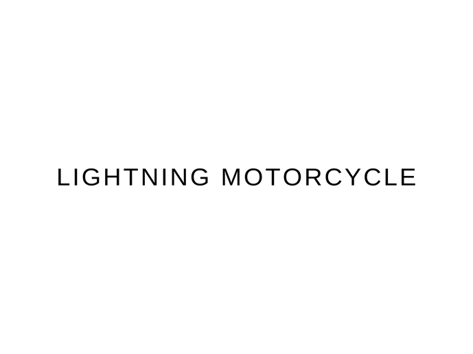 Lightning Motorcycle