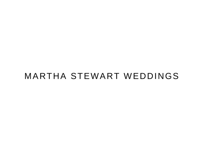 Martha Stewart Weddings