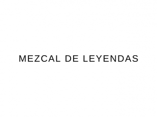 Mezcal de Leyendas