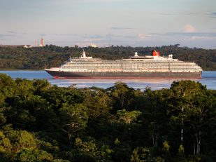 Cunard's Queen Victoria Becomes Largest Passenger Ship to Sail the Amazon