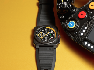 Bell & Ross // BR03-94 RS17 revealed during RENAULT SPORT FORMULA ONE TEAM R.S.17 car livery launch