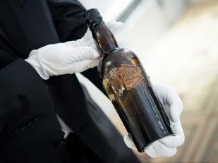 Bottle of the world’s oldest whisky opened