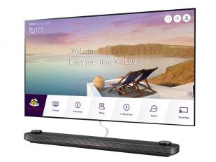 LG Unveils World's Thinnest Hotel TV