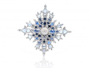 Hillberg & Berk creates Canadian Sapphire Jubilee Brooch for Her Majesty Queen Elizabeth II