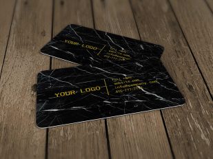 World's First Real Marble Business Cards