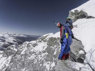 Russian Base Jumper Valery Rozov made highest jump in South America