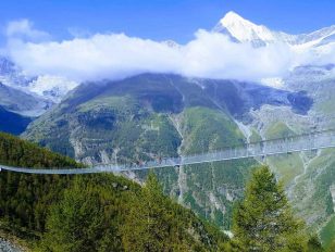 Alpenwild's Swiss Tours Cross New, Largest Pedestrian Bridge