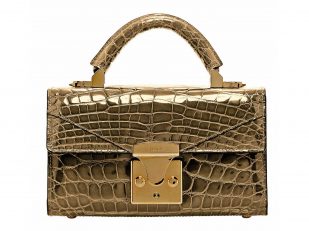 STALVEY Launches The First-Ever 24kt Gold Crocodile Skin Handbag