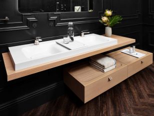 DXV Modulus Luxury Bath Suite Blends Simple Shapes with Functional Elegance