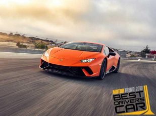 MOTOR TREND Names Lamborghini Huracán Performante Best Driver's Car For 2018