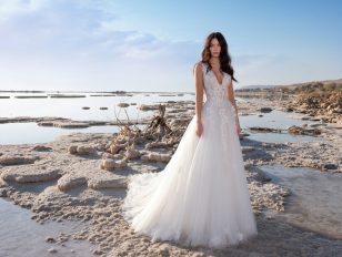 Leading Wedding Dress Designer, Pnina Tornai, Brings LOVE To Life At The Dead Sea