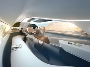 Pininfarina and AMAC Aerospace Present an Innovative Cabin Concept for the Airbus A350-900