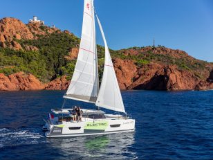 Volvo Penta and Fountaine-Pajot Reveal Electric Sailing Catamaran in Cannes