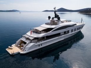 Alia Yachts 60m Samurai showcased at the 2019 Monaco Yacht Show