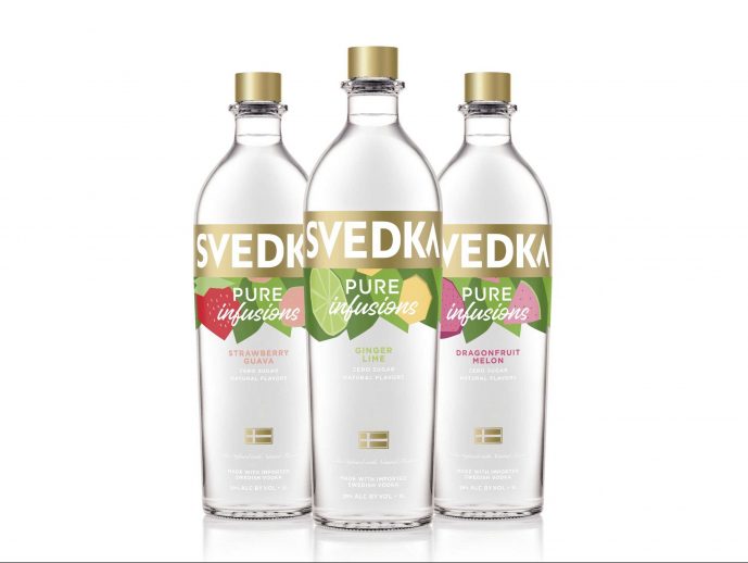 SVEDKA Pure Infusions, A New Line of Vodka Infused with Natural Flavors and Zero Sugar¹