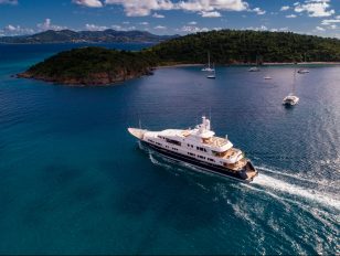 The refit of the classic 55m Broadwater: Mission Accomplished