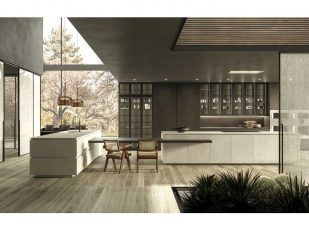 Snaidero USA Launches Luxury Line Of Metal Framed Glass Cabinets For Modern Kitchens