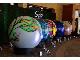 Sycuan Unveils Giant Hand-Painted Bingo Ball Art Installation Created by Local Artists