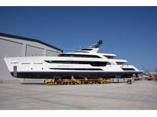 Alia Yachts launches 55m Al Waab II, the longest steel and aluminium yacht below 500GT in the world