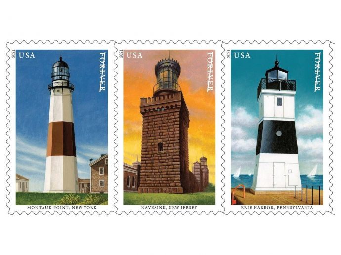 Lighting Up Mail: Postal Service Issues Mid-Atlantic Lighthouses Stamps