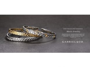 Easy Masculine Elegance: Gabriel & Co. Launches Men's Fine Jewelry