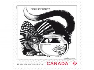 Canada Post stamp honours editorial cartoonist Duncan Macpherson