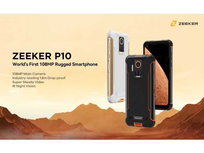 ZEEKER Reveals World's First Rugged Phone Equipped with 108MP Camera Sensor