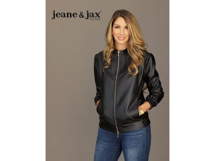 Montréal luxury vegan fashion brand jeane & jax launches bomber jacket