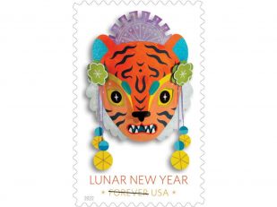 Year of the Tiger Roars In on New Stamp