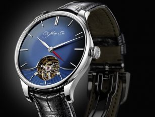 Enchanting: The Dual Time Midnight Blue Fumé Venturer Tourbillon