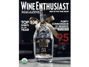 Purity Breaks Top 10 Brands of Super Premium Priced Vodka in the United States