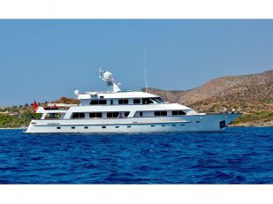 Explore the refined 38-metre motor yacht ATLAS for sale