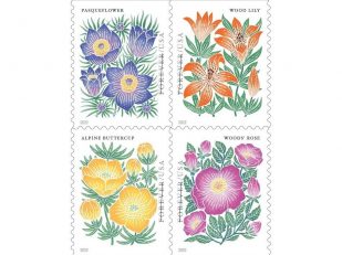 Beautiful Mountain Flowers Featured on New Stamps