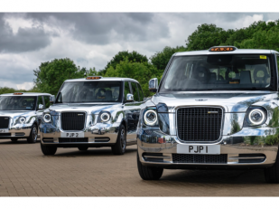 LEVC showcases platinum taxis for the Queen's Jubilee Pageant