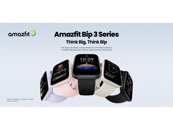 AMAZFIT INTRODUCES BEST-VALUE ESSENTIAL SMARTWATCH ADDITIONS, THE AMAZFIT BIP 3 AND BIP 3 PRO