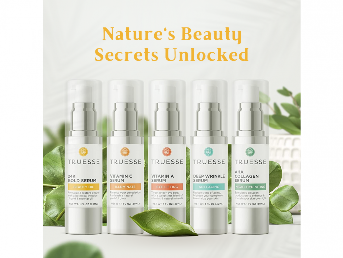 Truesse Launches Their Line of All-Natural Vegan Skincare Products